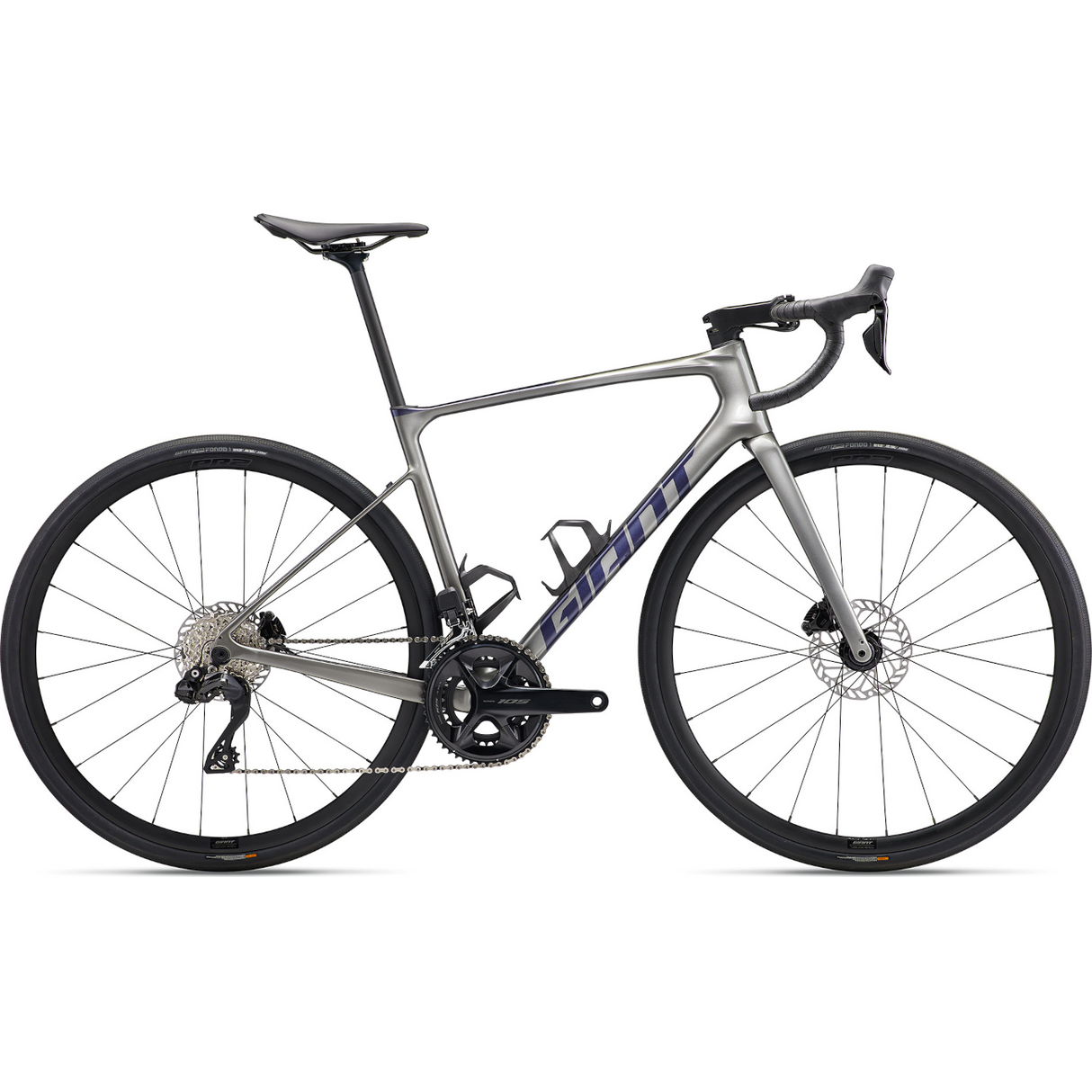 Landsvägscykel GIANT Defy Advanced 1, Charcoal/Milky Way