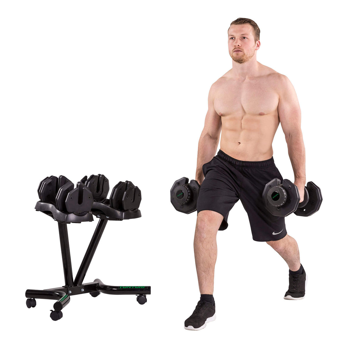 Justerbar håndvægt TUNTURI Selector Dumbbell 25kg