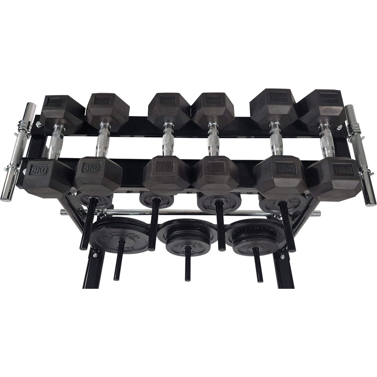Håndvægts- og vægtstativ TUNTURI Disc & Dumbbell Rack