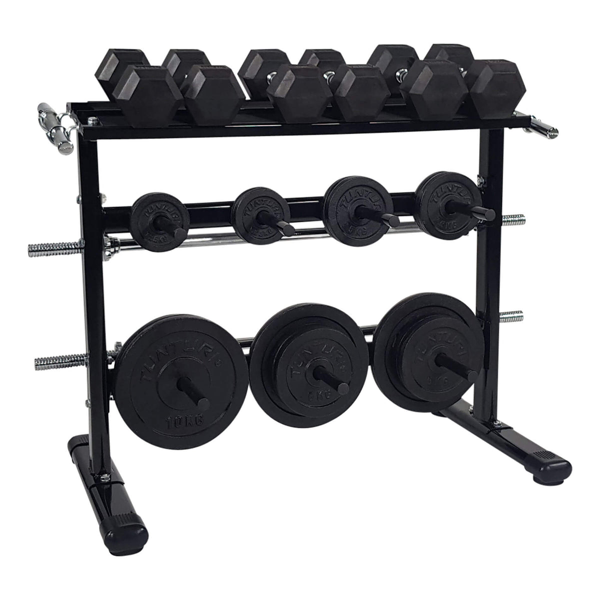 Hantel- och vikthållare TUNTURI Disc & Dumbbell Rack