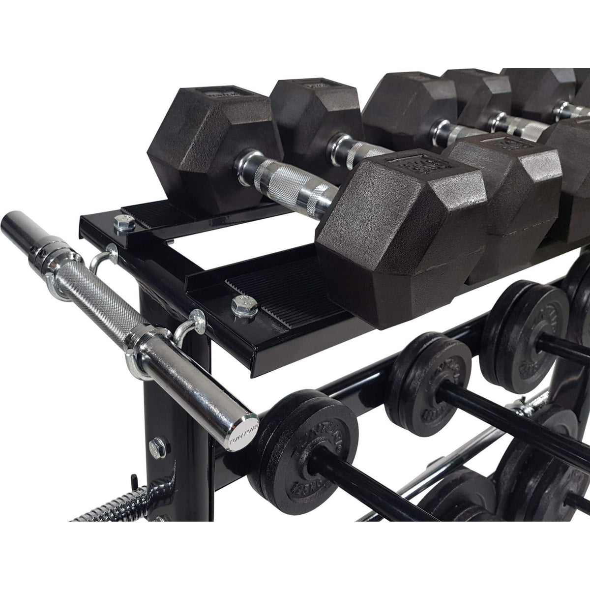 Håndvægts- og vægtstativ TUNTURI Disc & Dumbbell Rack