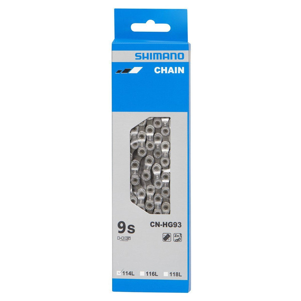Kedja Shimano Kedja 114 länkar CN-HG93 9-växlad