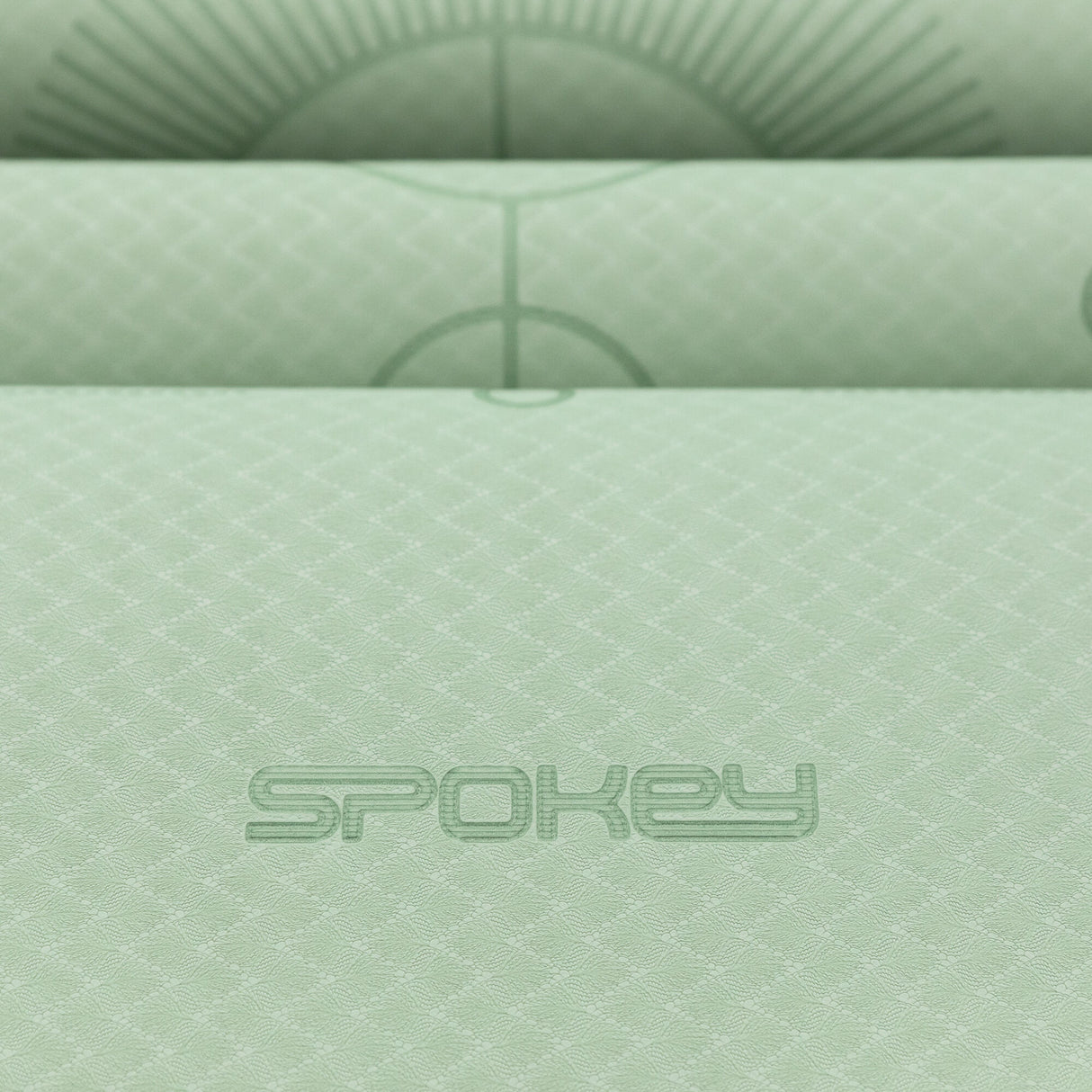 Yogamåtte SPOKEY Mandala, grøn