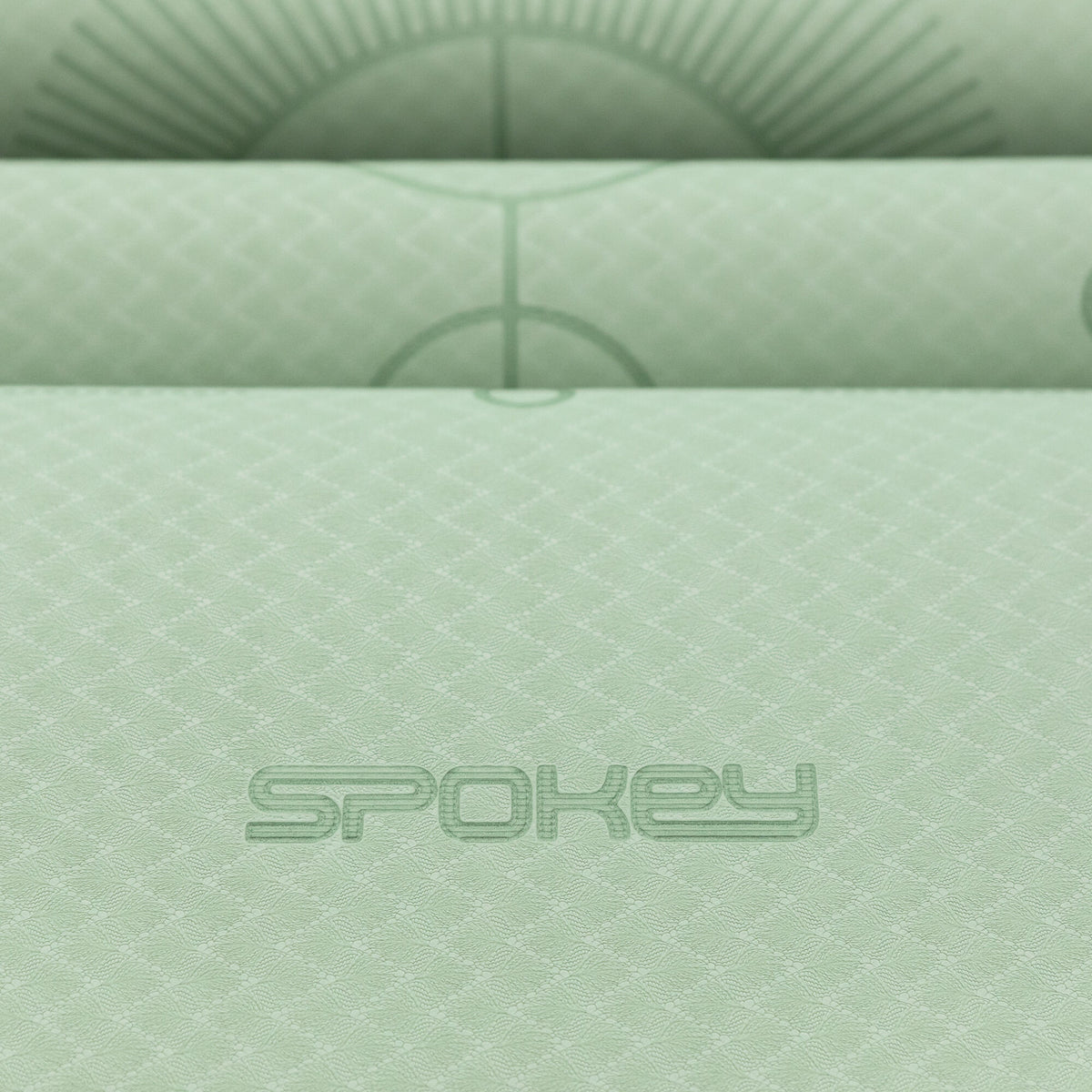 Yogamåtte SPOKEY Mandala, grøn