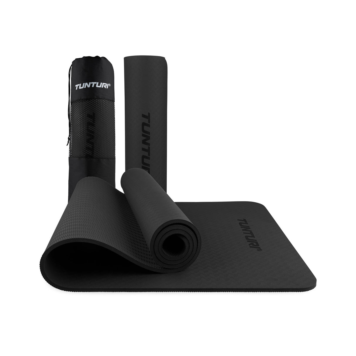 Yogamatta Tunturi Yogamat 8mm, Svart
