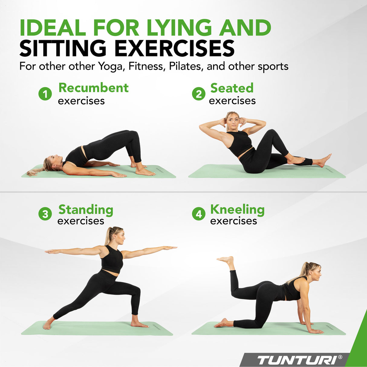 Yogamatta Tunturi Yogamat 8mm, Mint