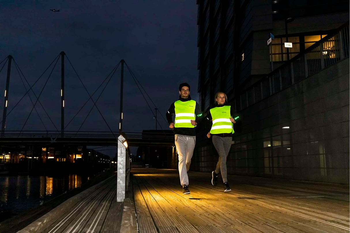 Armband med LED-ljus TUNTURI LED Armlight Grön