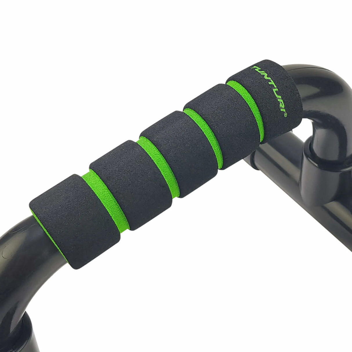 TUNTURI Push Up Bar PVC, sort-grøn