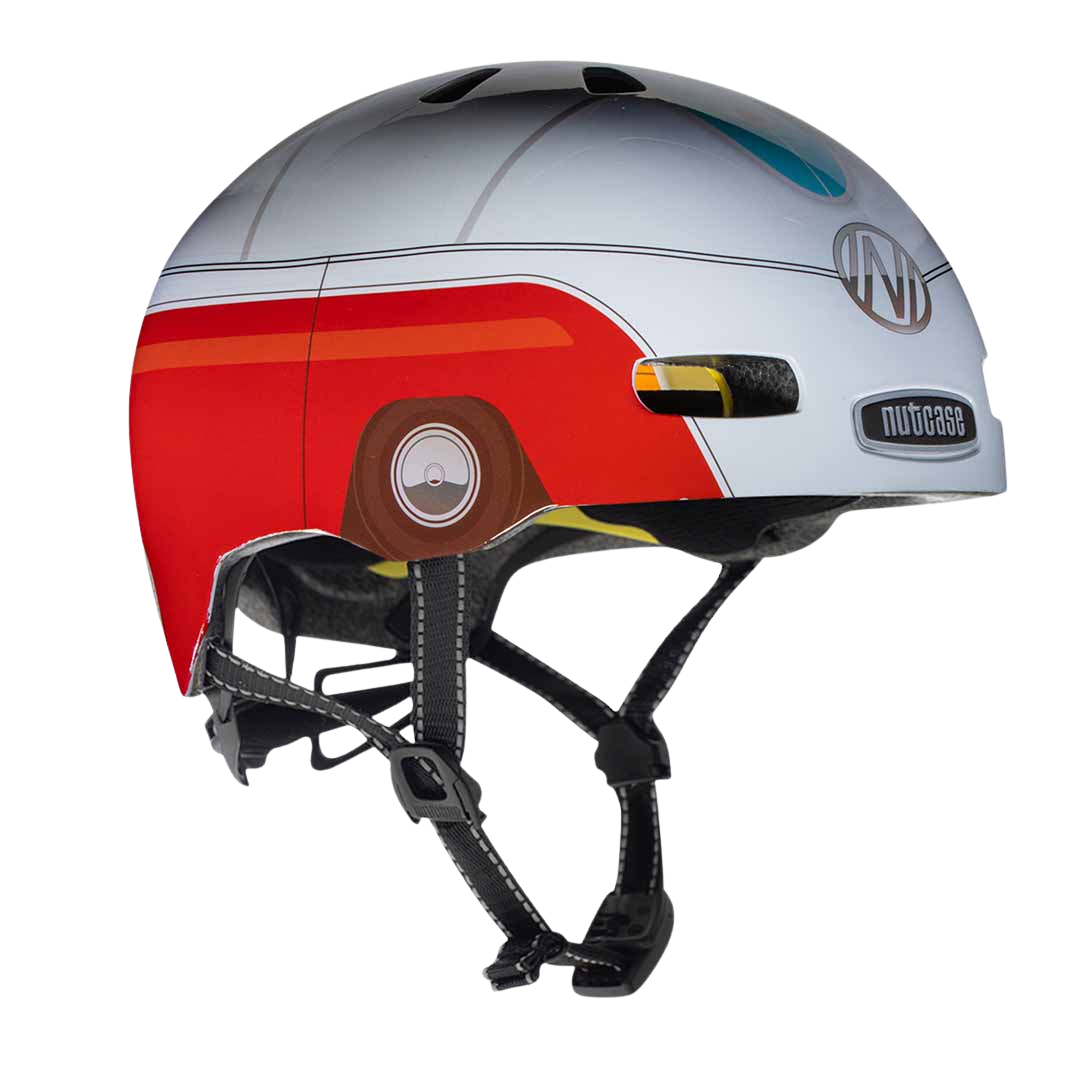 Barnhjälm NUTCASE LITTLE NUTTY, Surfs Up Gloss MIPS XS