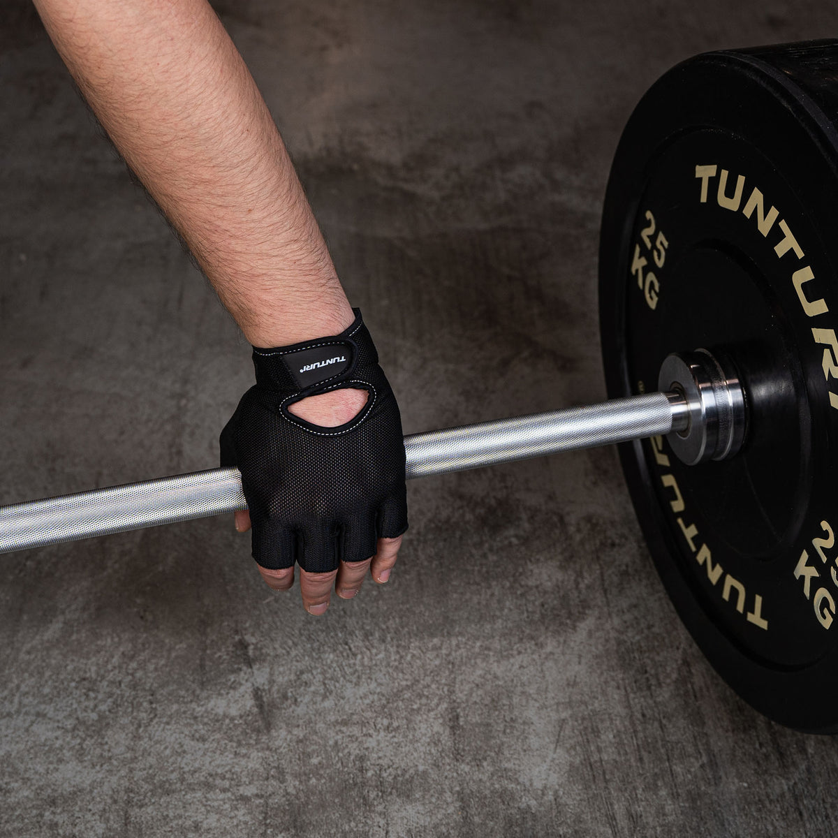 Handsker TUNTURI Fitness Gloves - Easy Fit Pro
