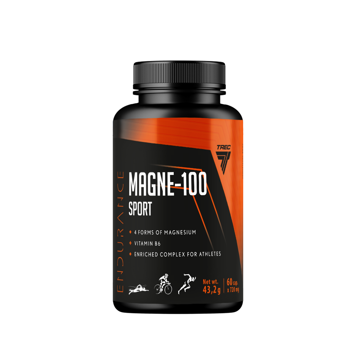 Magnesium TREC MAGNE-100 SPORT 60 kapslar