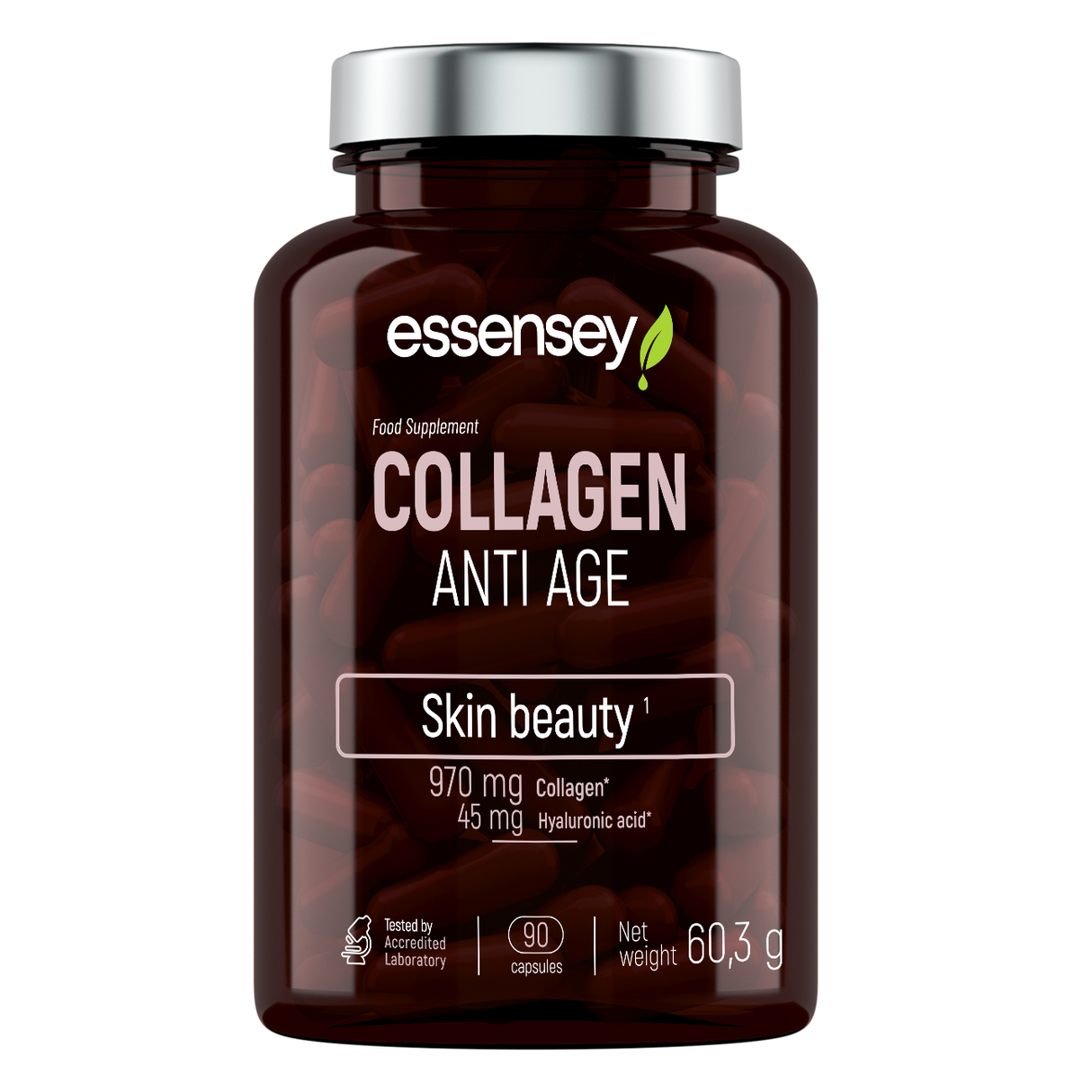 Mineral kapslar för leder och hud TREC ESSENSEY COLLAGEN ANTI AGE 90 kapslar