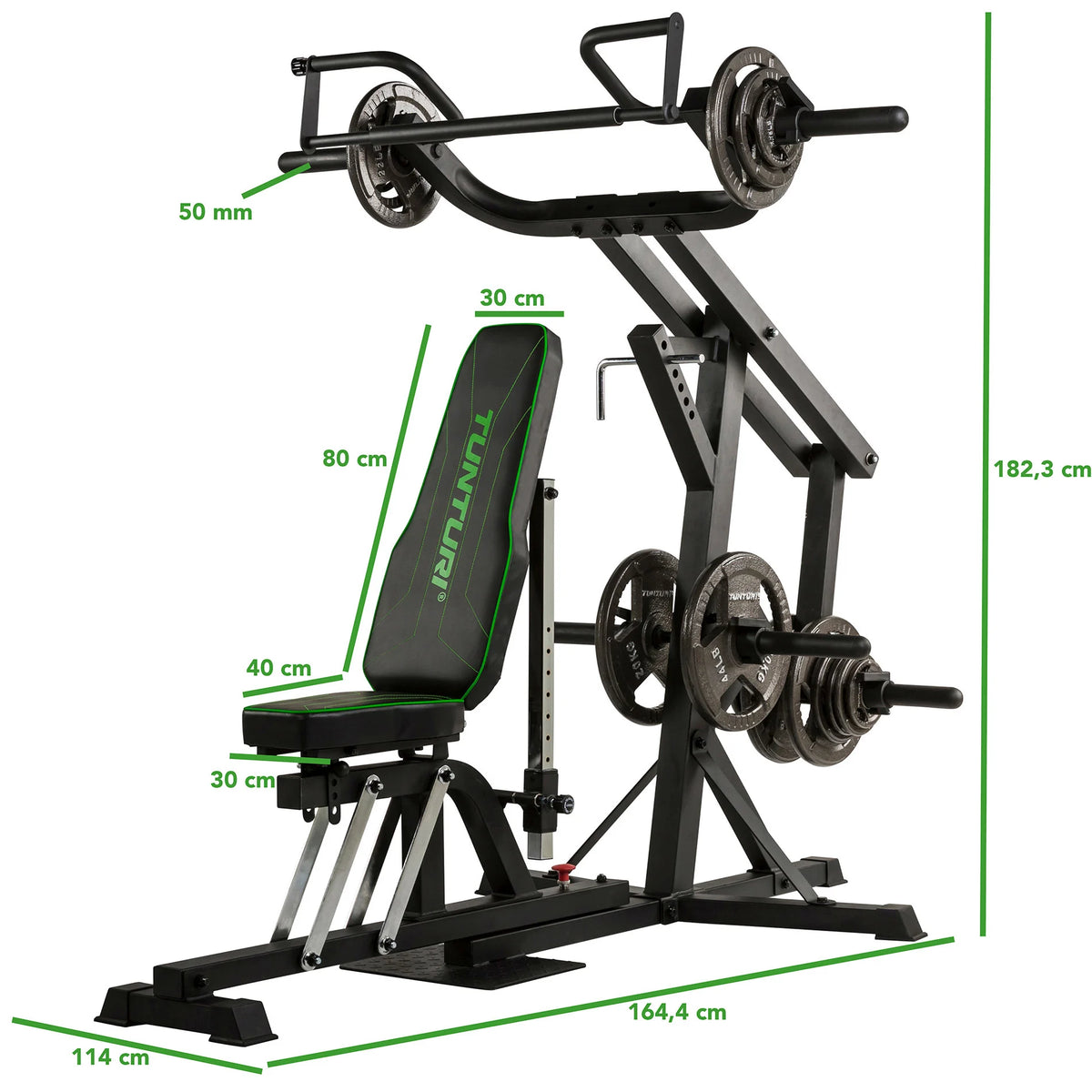 Multifunktionel træningsmaskine Tunturi WT80 Leverage Gym