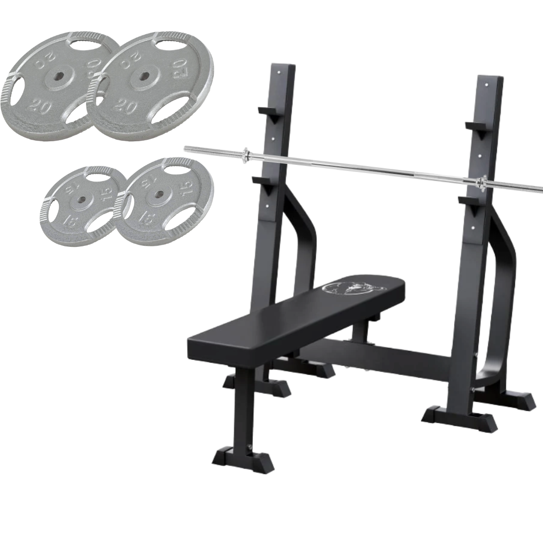 Bænkpressepakke Pro 80 kg