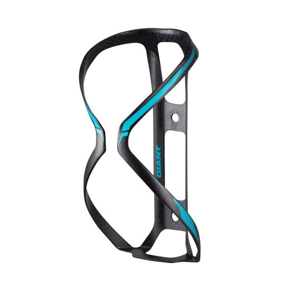 Flaskeholder GIANT AIRWAY LITE, mat sort/blank blå