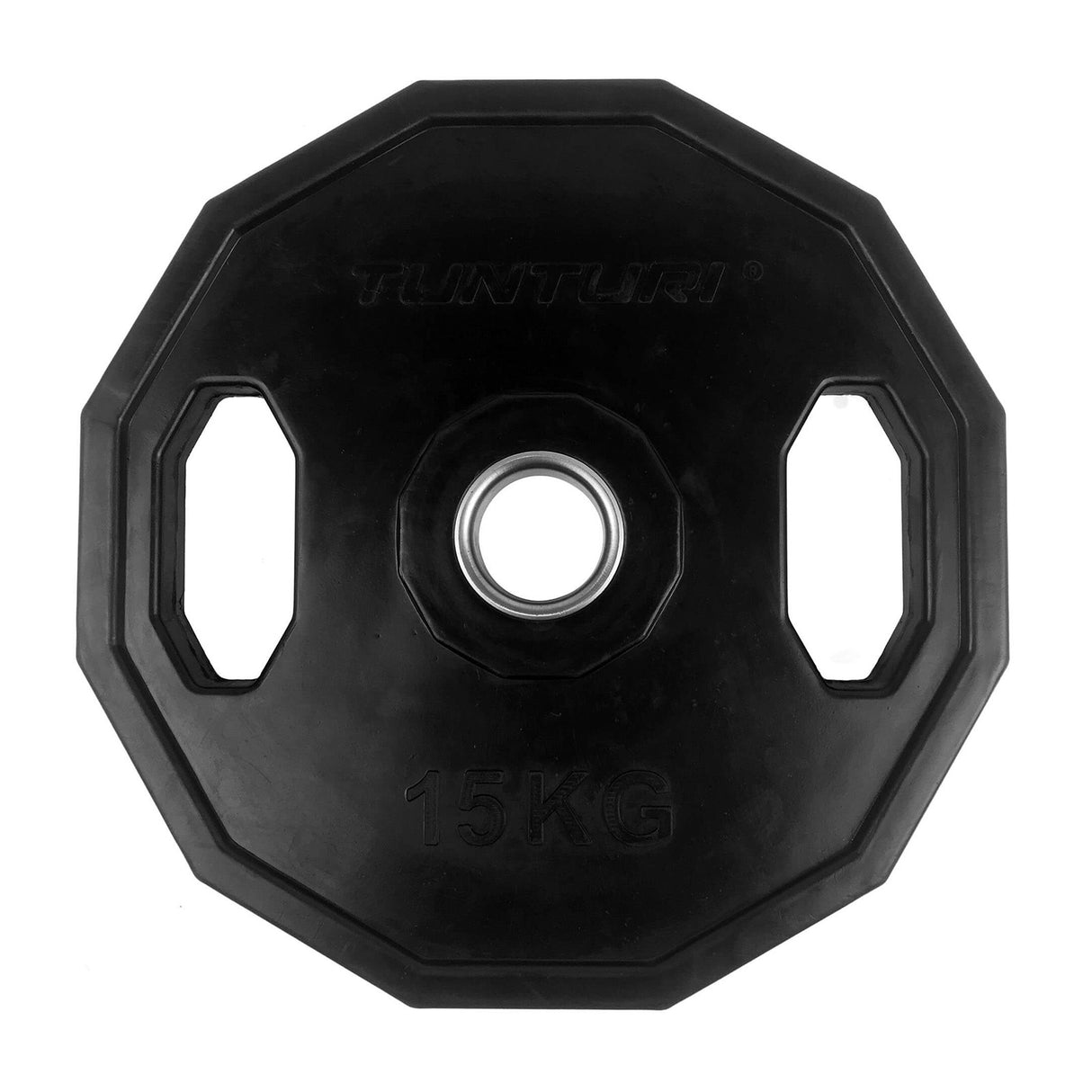 Vægtskive TUNTURI Olympic Rubber Plate, 50 mm, 15 kg