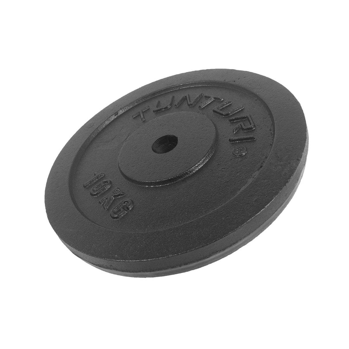 Viktplatta TUNTURI Plate Black, 30 mm, 10 kg