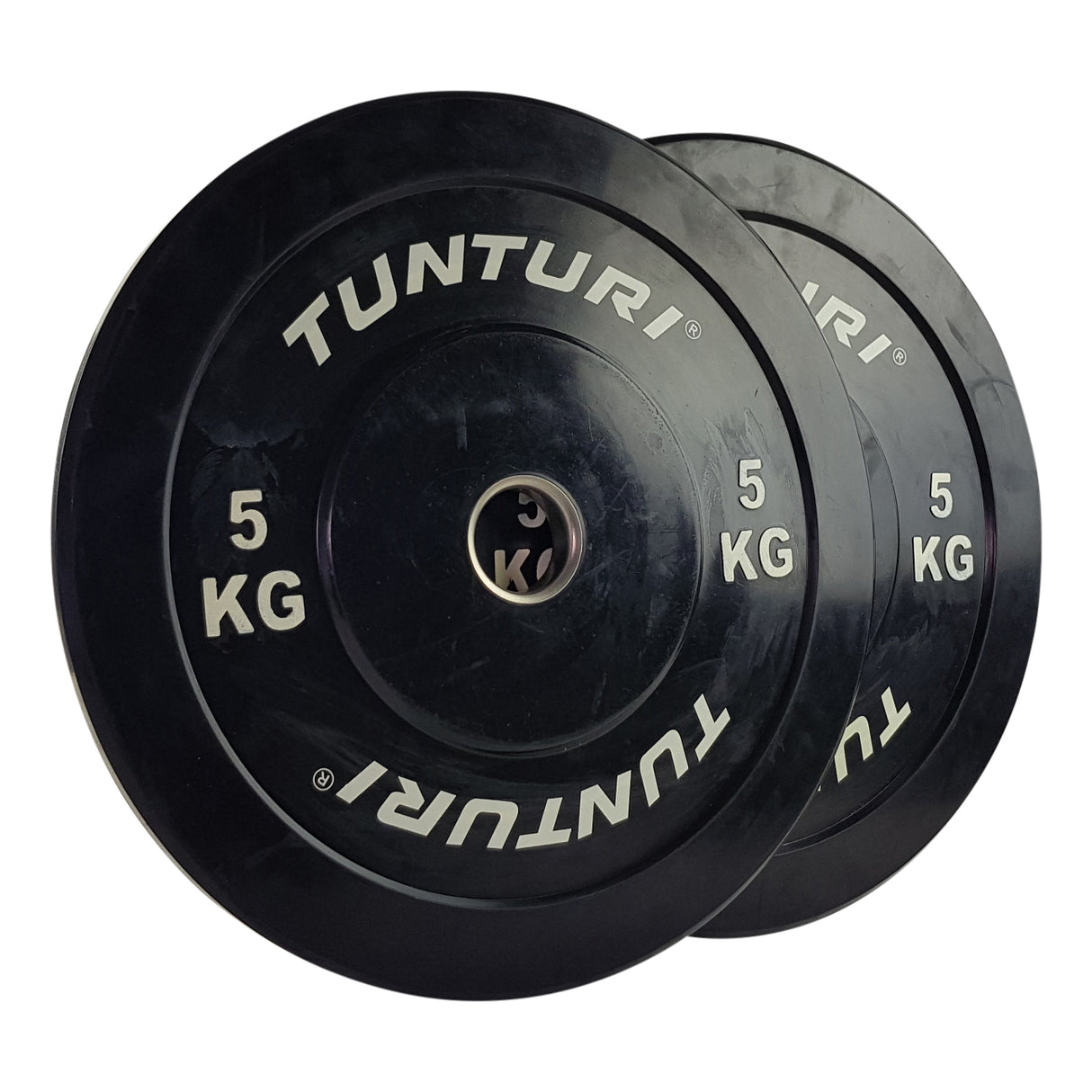 Viktplatta TUNTURI Training Bumper Plate, 50 mm, 5 kg