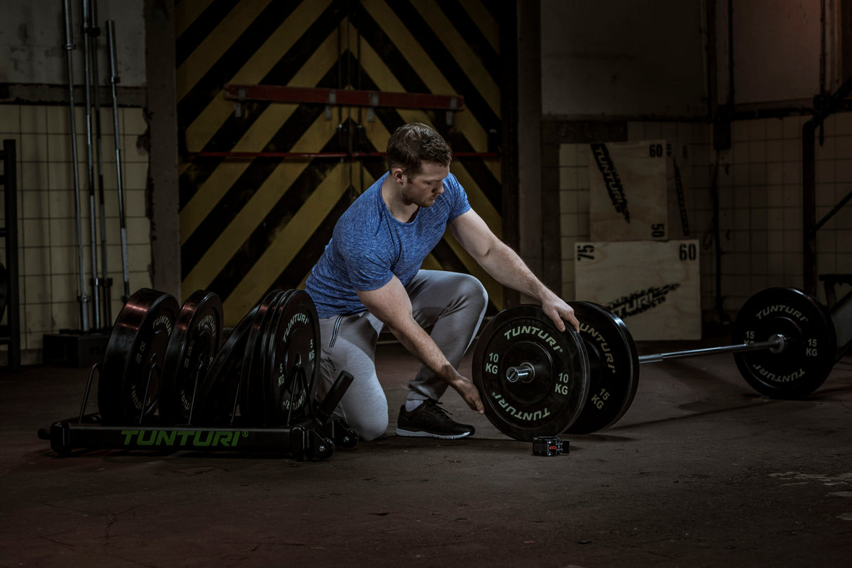 Viktplatta TUNTURI Training Bumper Plate, 50 mm, 5 kg