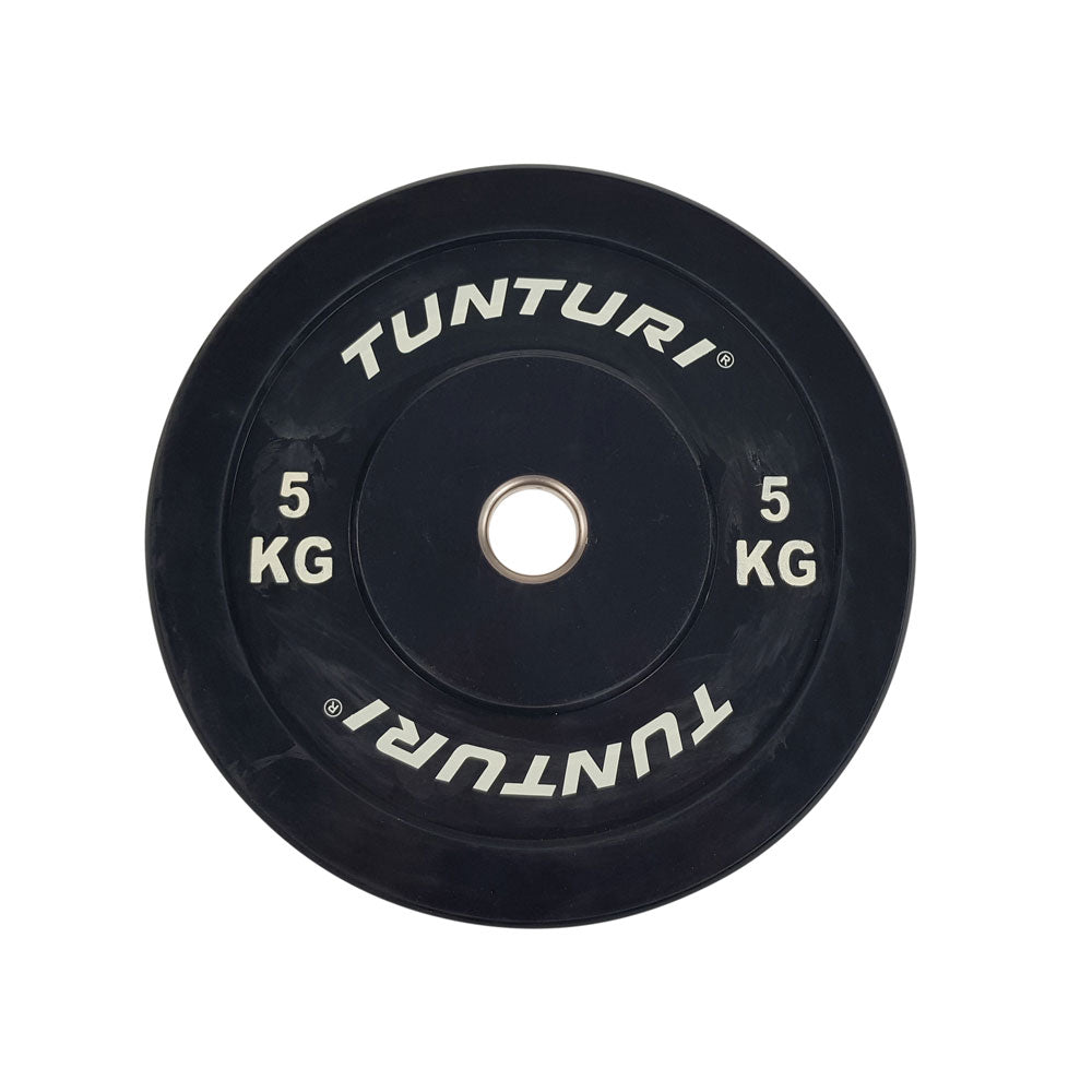 Viktplatta TUNTURI Training Bumper Plate, 50 mm, 5 kg