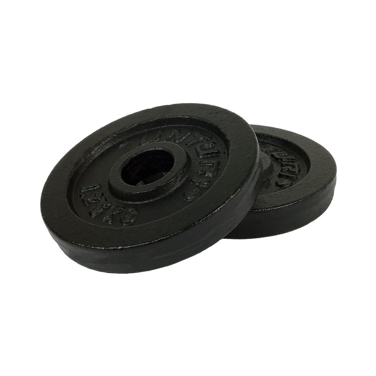 Vægtskiver TUNTURI Plates Black, 30 mm, 0,5 kg
