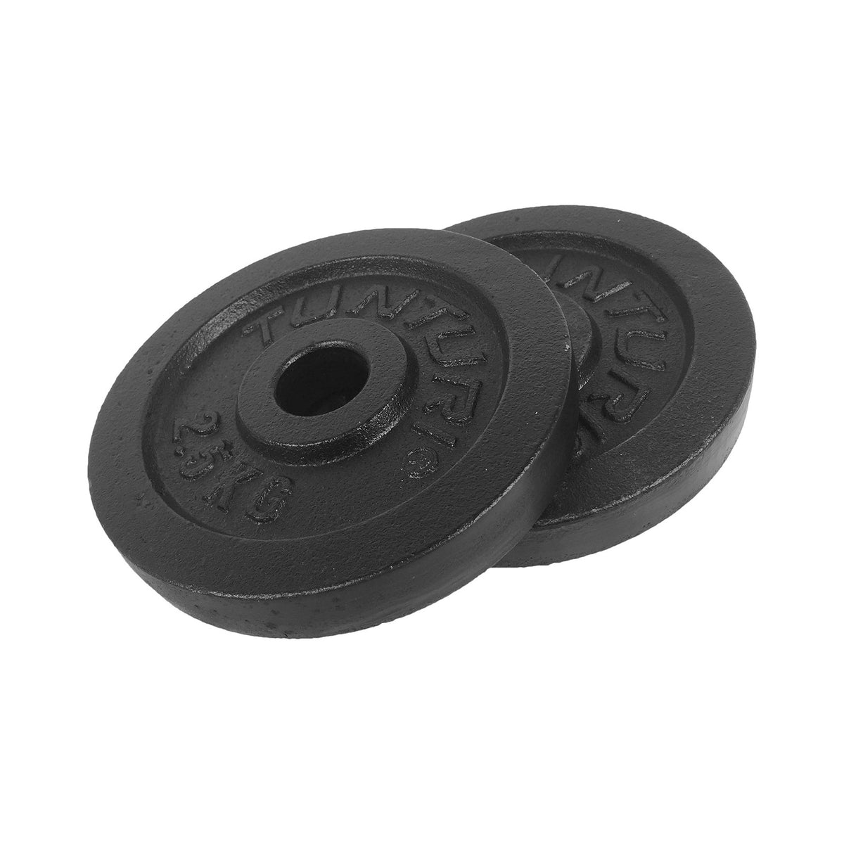 Vægtskiver TUNTURI Skiver Sorte, 30 mm, 2,5 kg