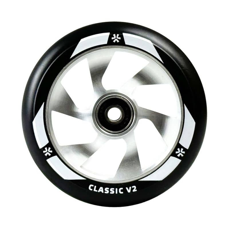 Hjul för sparkcykel UNION Classic V2 Pro Scooter Wheel 110mm, svart/grå