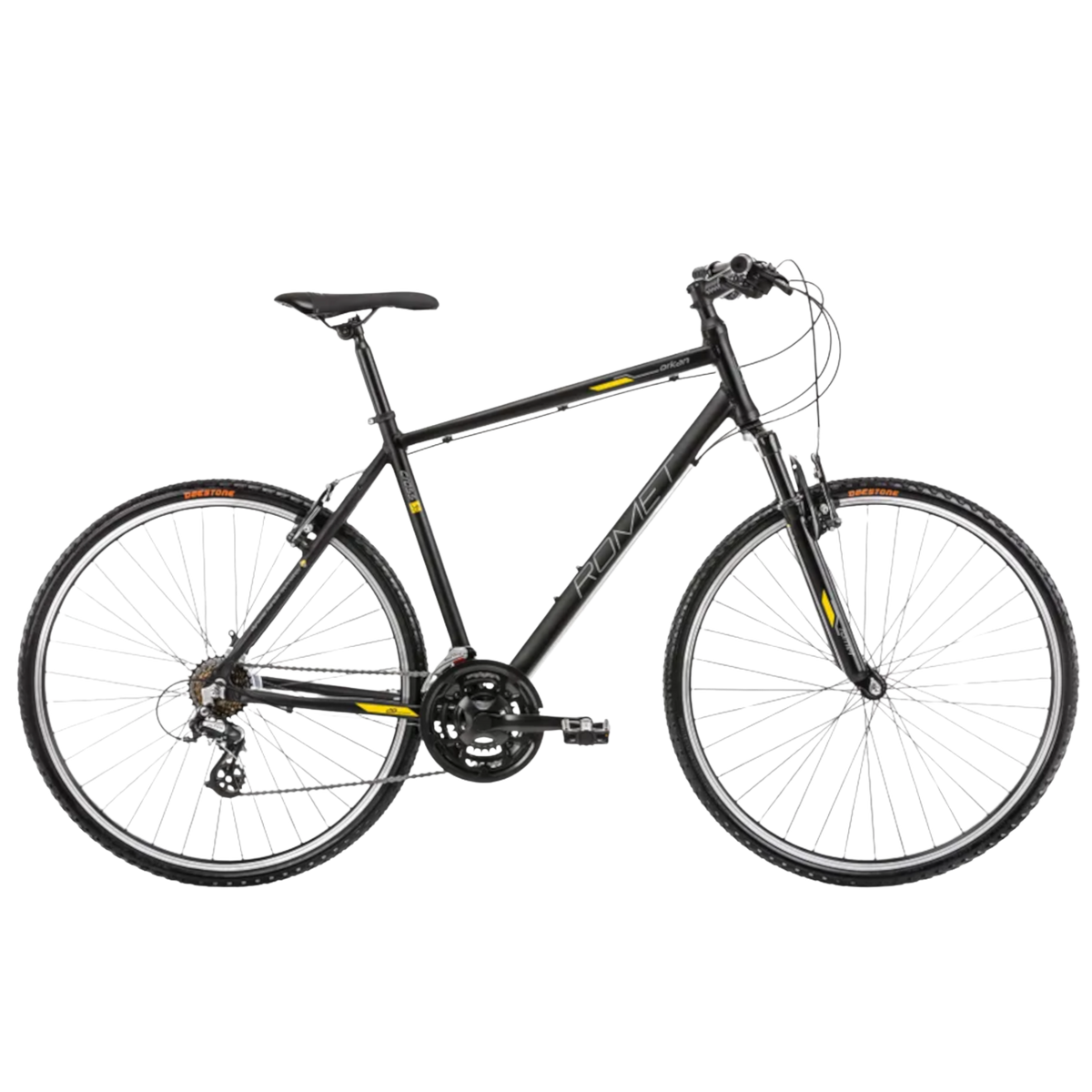 Herrcykel ROMET Orkan M, svart-guld