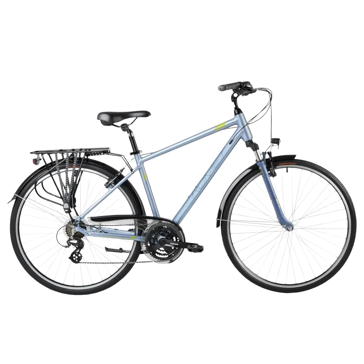 Hybridcykel ROMET Wagant 0, grågrön