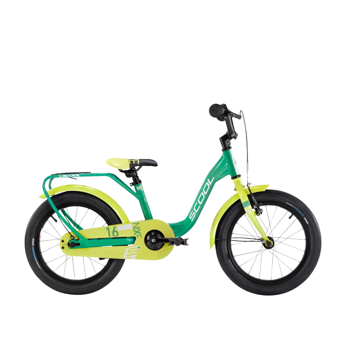 Barncykel S´COOL niXe, 16" grön