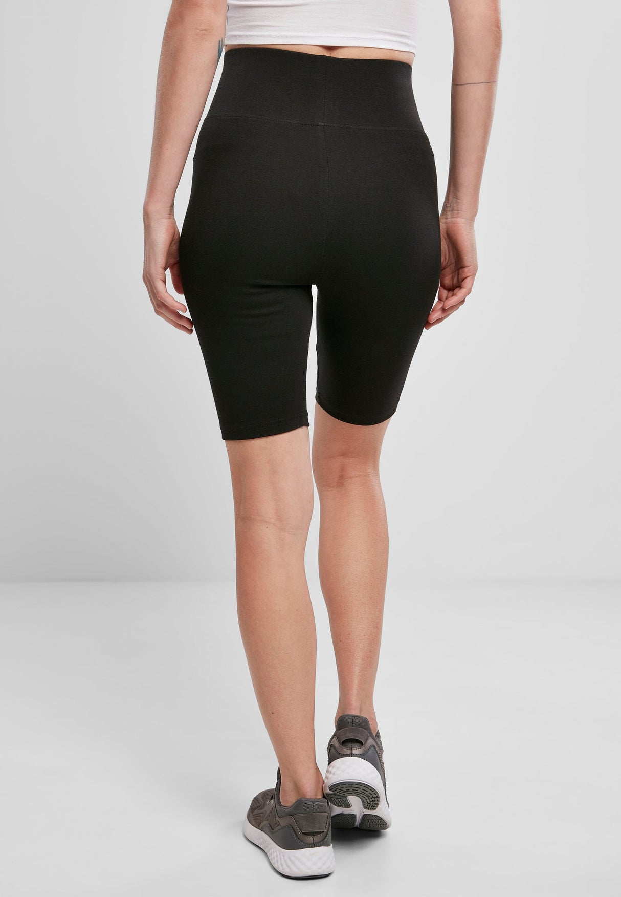 UC højtaljede cykelshorts med mærke