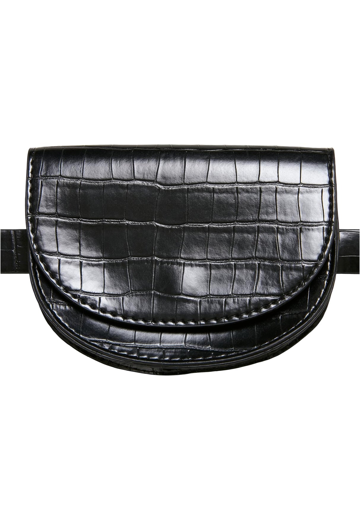 UC Croco Synthetic Leather Double Beltbag