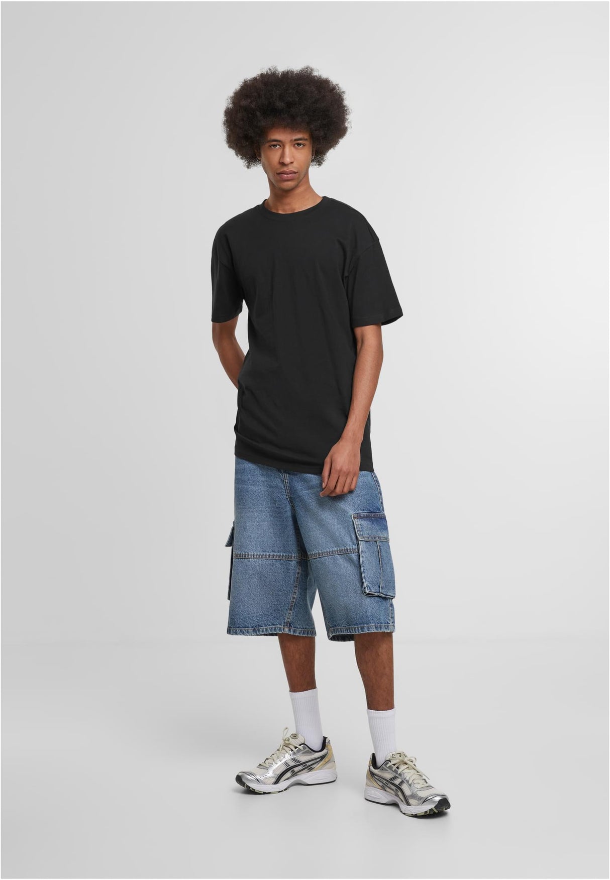 UC Relaxed Denim Cargo Shorts