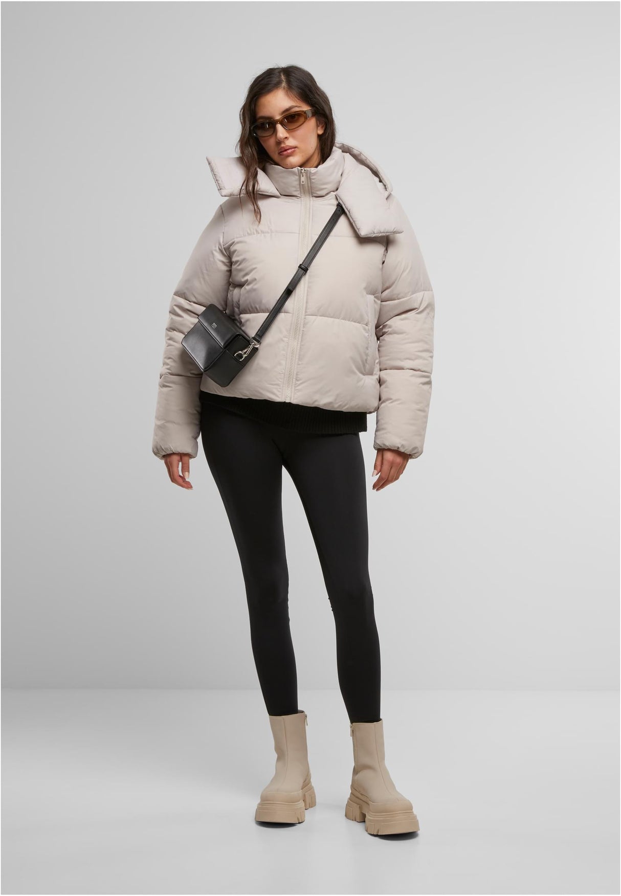 UC Hooded Collar Puffer Jacket