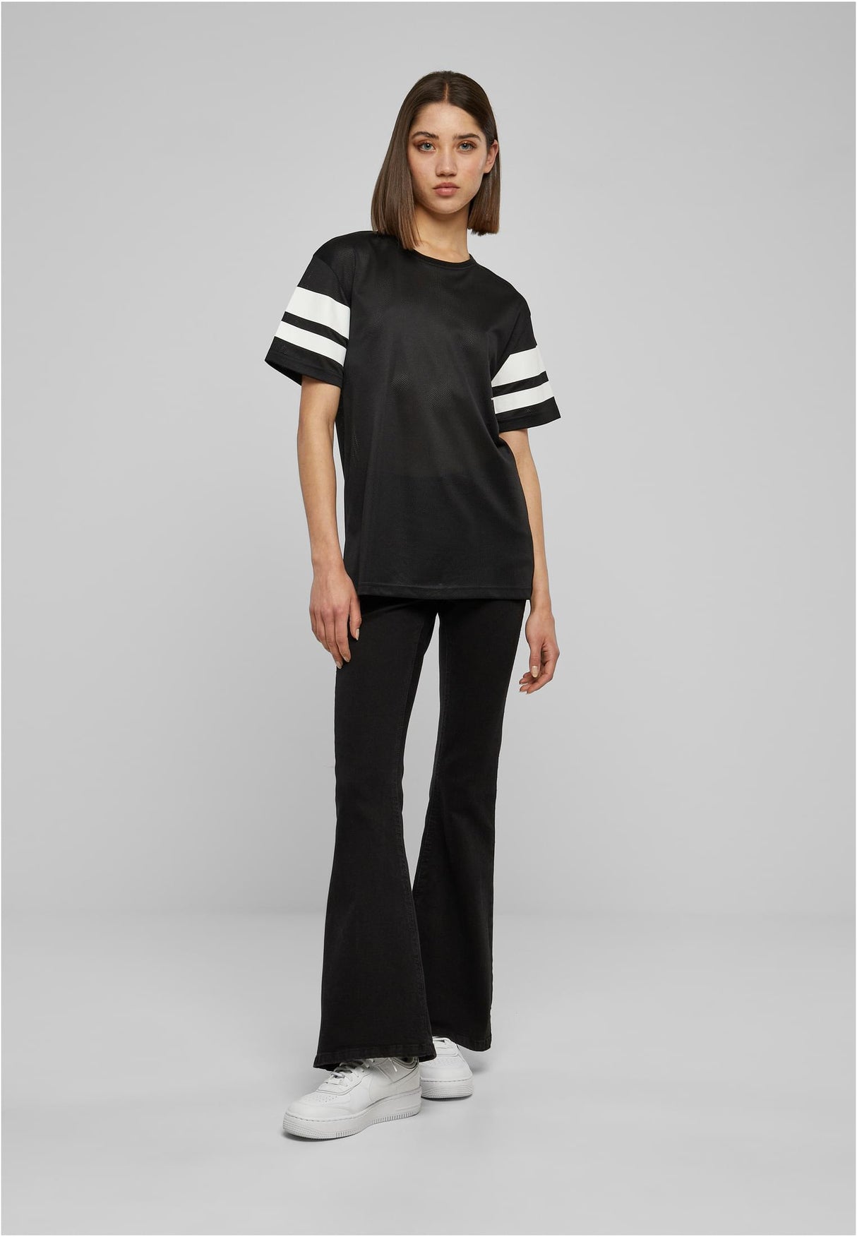 UC Stribet Mesh T-shirt