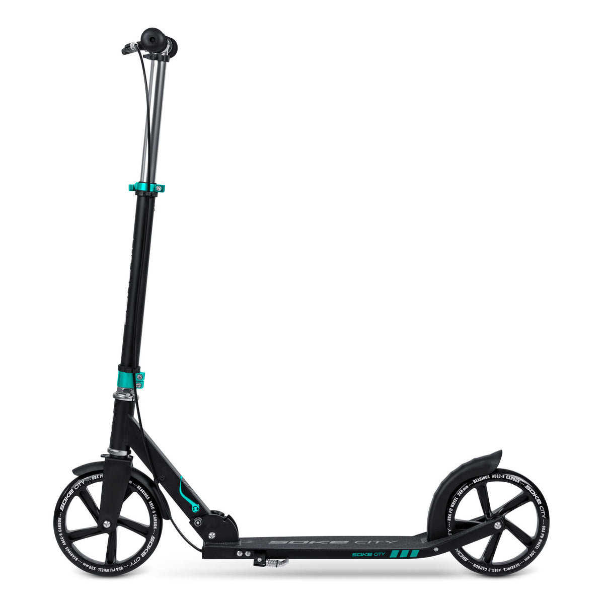 Scooter SOKE City, black-turquoise