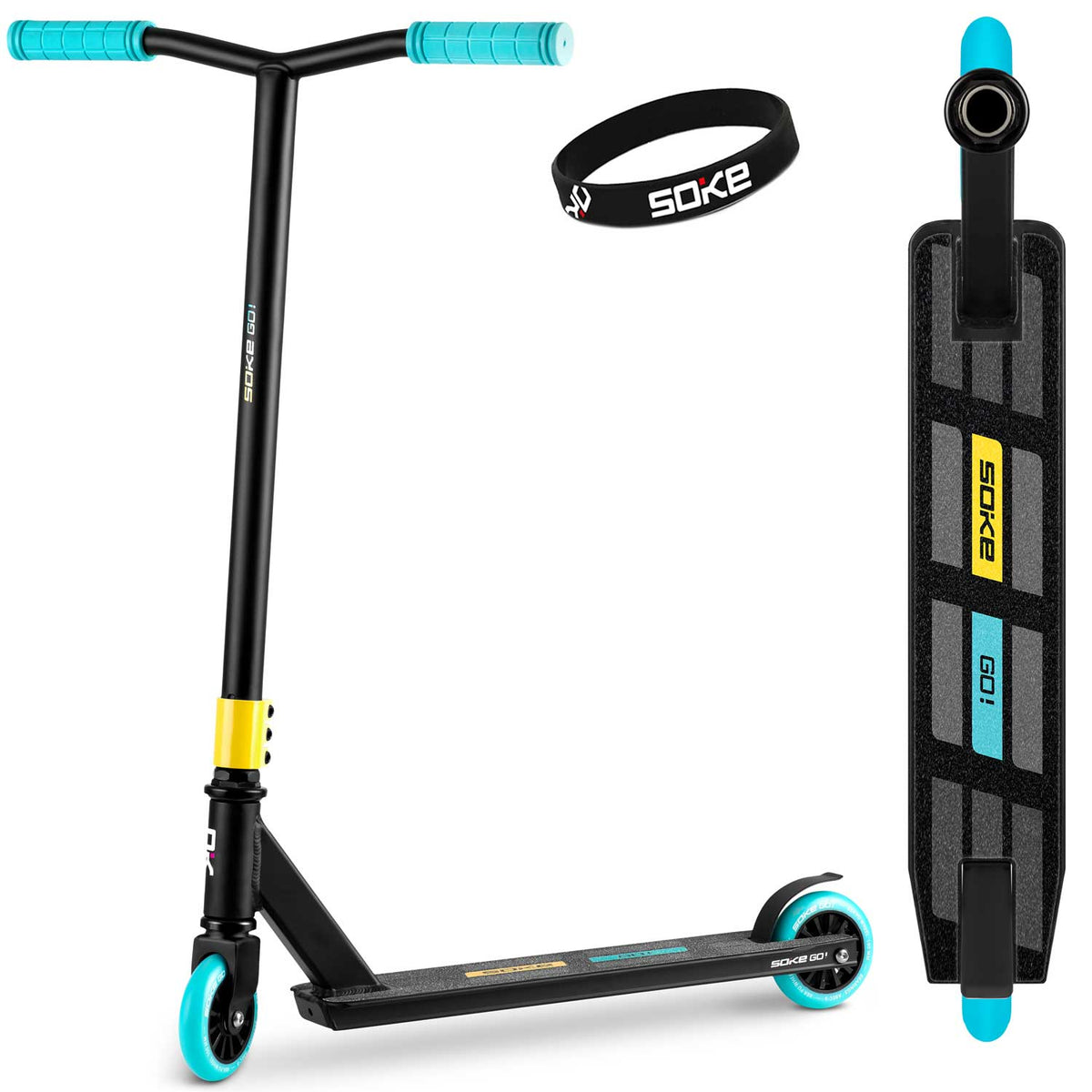 Stuntsparkcykel SOKE GO! Gul