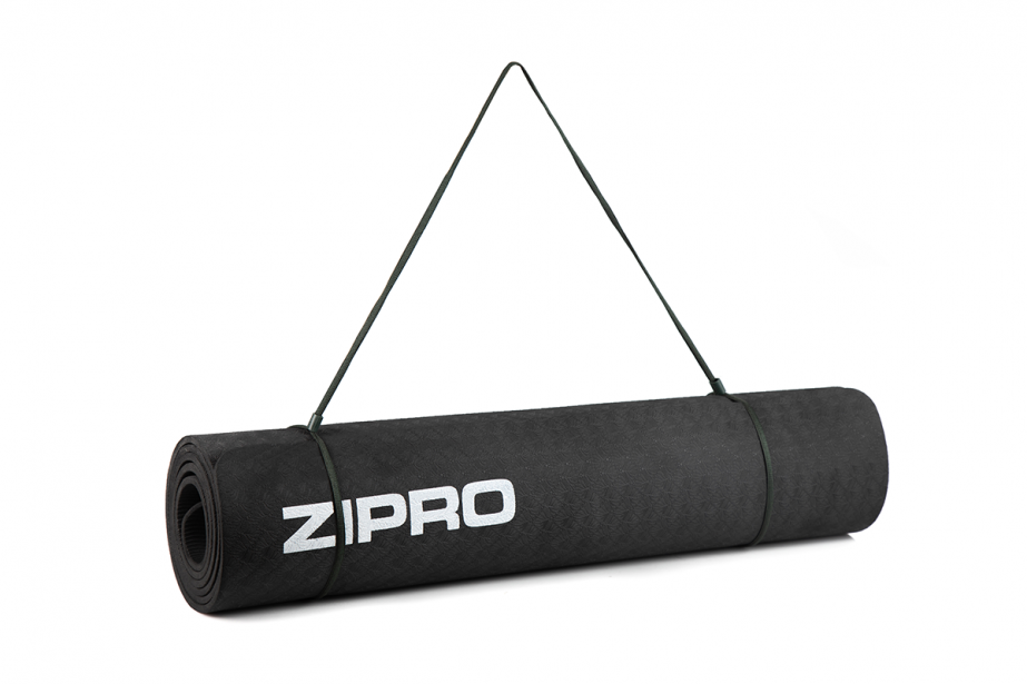 Gymnastikmatta ZIPRO Training Mat 4mm, svart