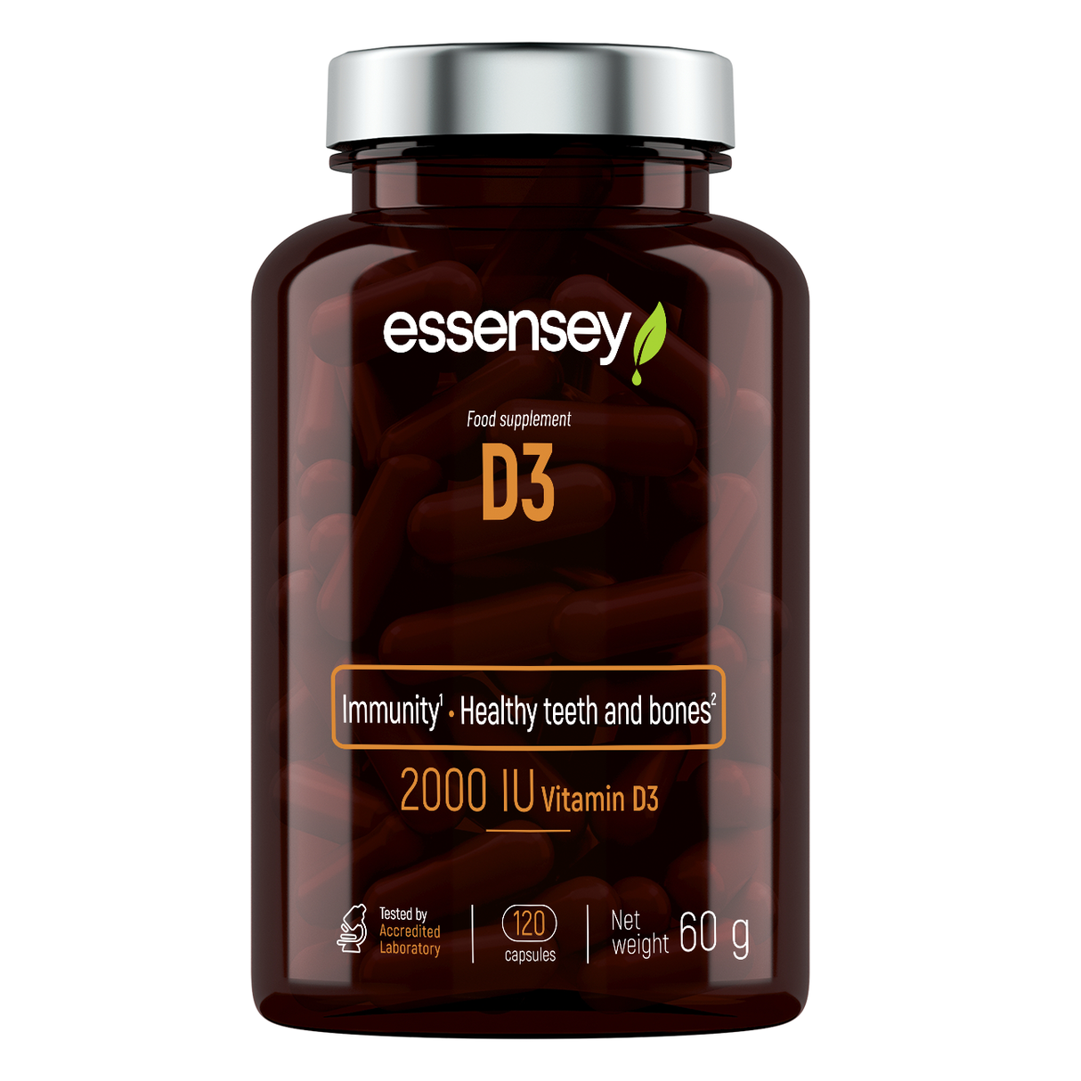 Vitamin Kapslar TREC ESSENSEY D3 120 kapslar