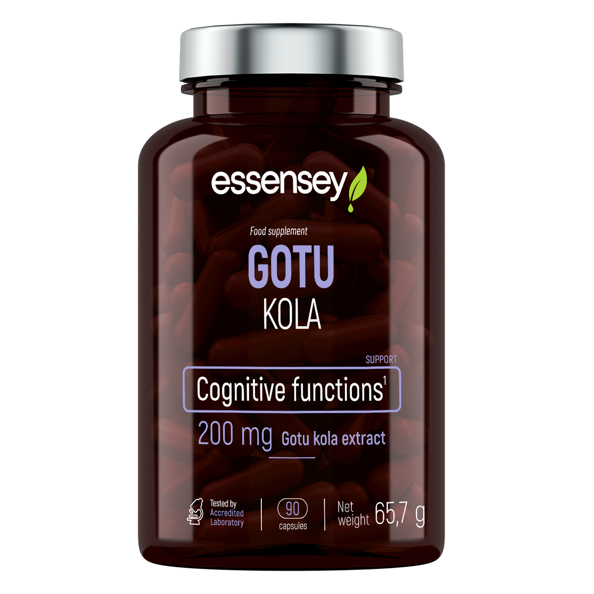 Vitaminkapslar TREC ESSENSEY GOTU KOLA 90 kapslar
