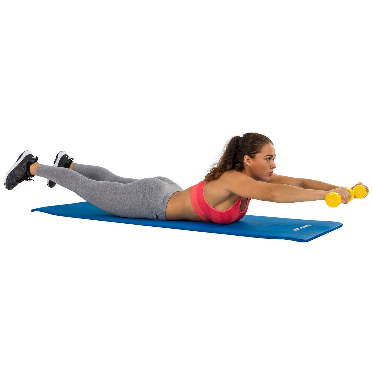 Gymnastikmatta TUNTURI Fitnessmat NBR, blå