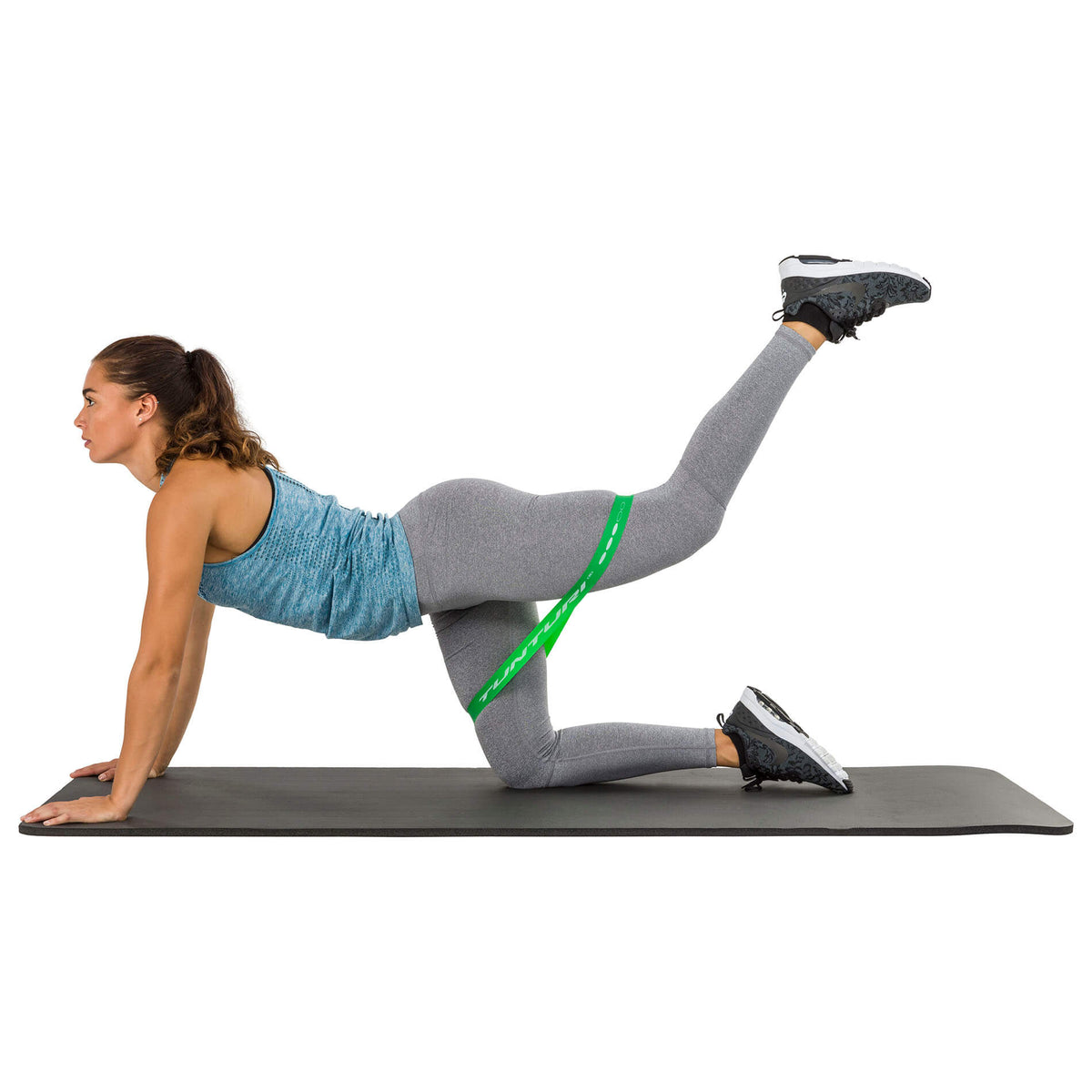Gymnastikmåtte TUNTURI Fitnessmat NBR, blå