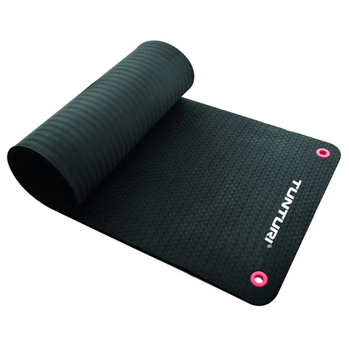 Gymnastikmatta TUNTURI Fitnessmat Pro, 180cm, svart
