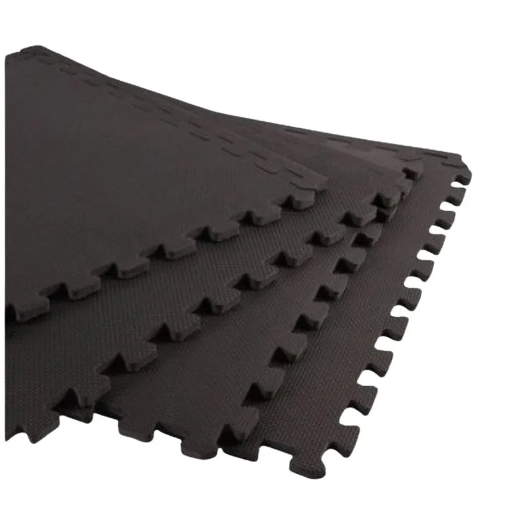 TOORX Interlocking Mat (122 x 122 x 1,2 cm), 4-delars, grå