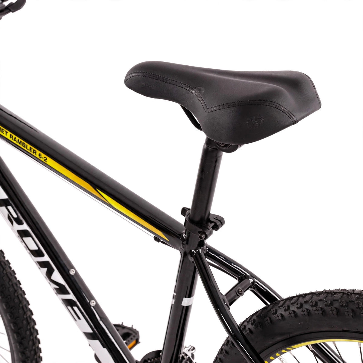Ungdomscykel ROMET Rambler R6.2, 26" 17" M, svart-gul