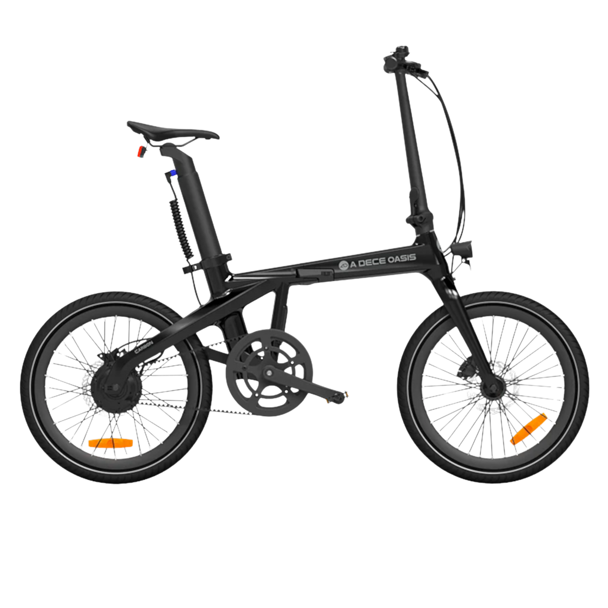 Elcykel ADO A20 Carbon, Sort
