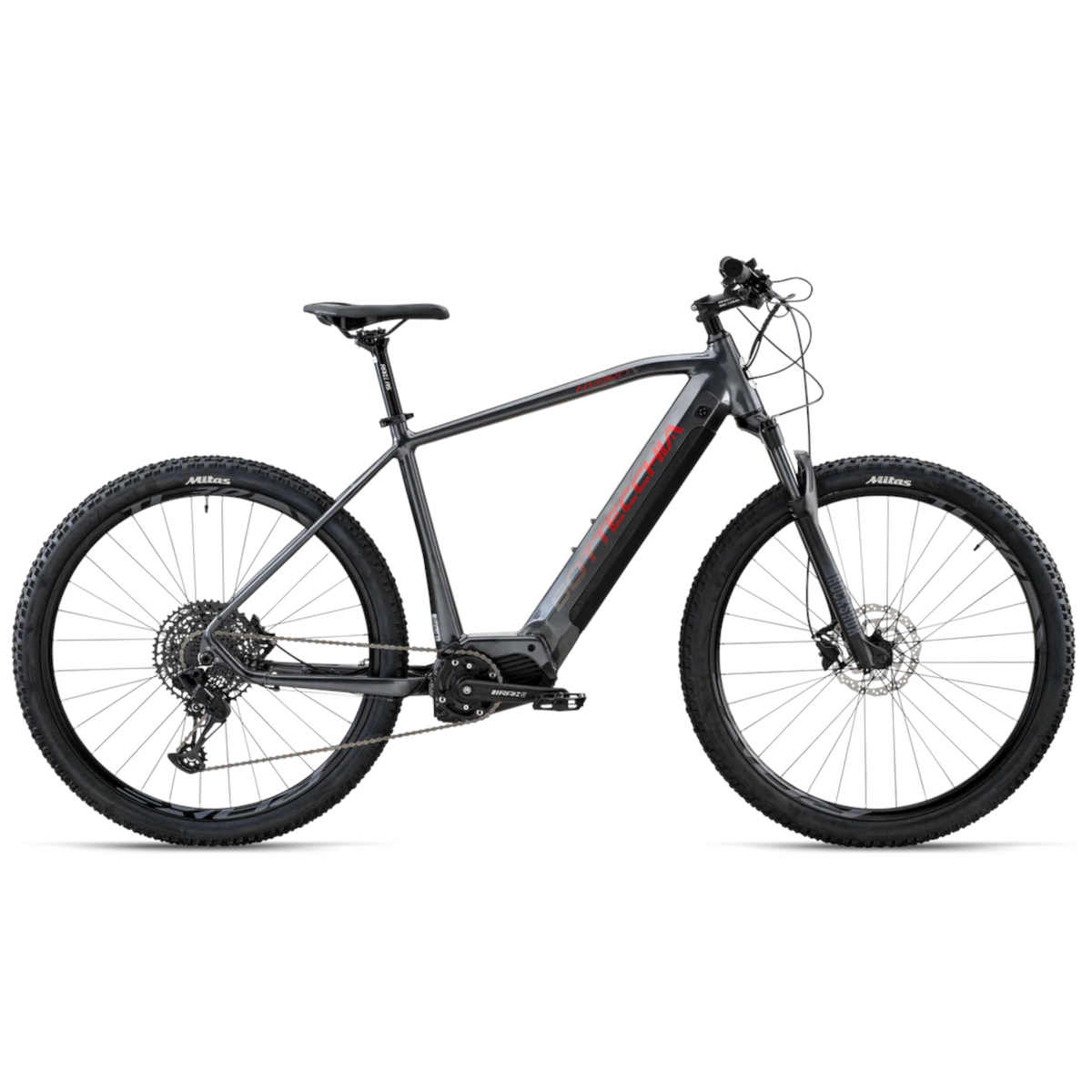 Elcykel BOTTECCHIA BE51 Hydron, C91 Antracit/Rød