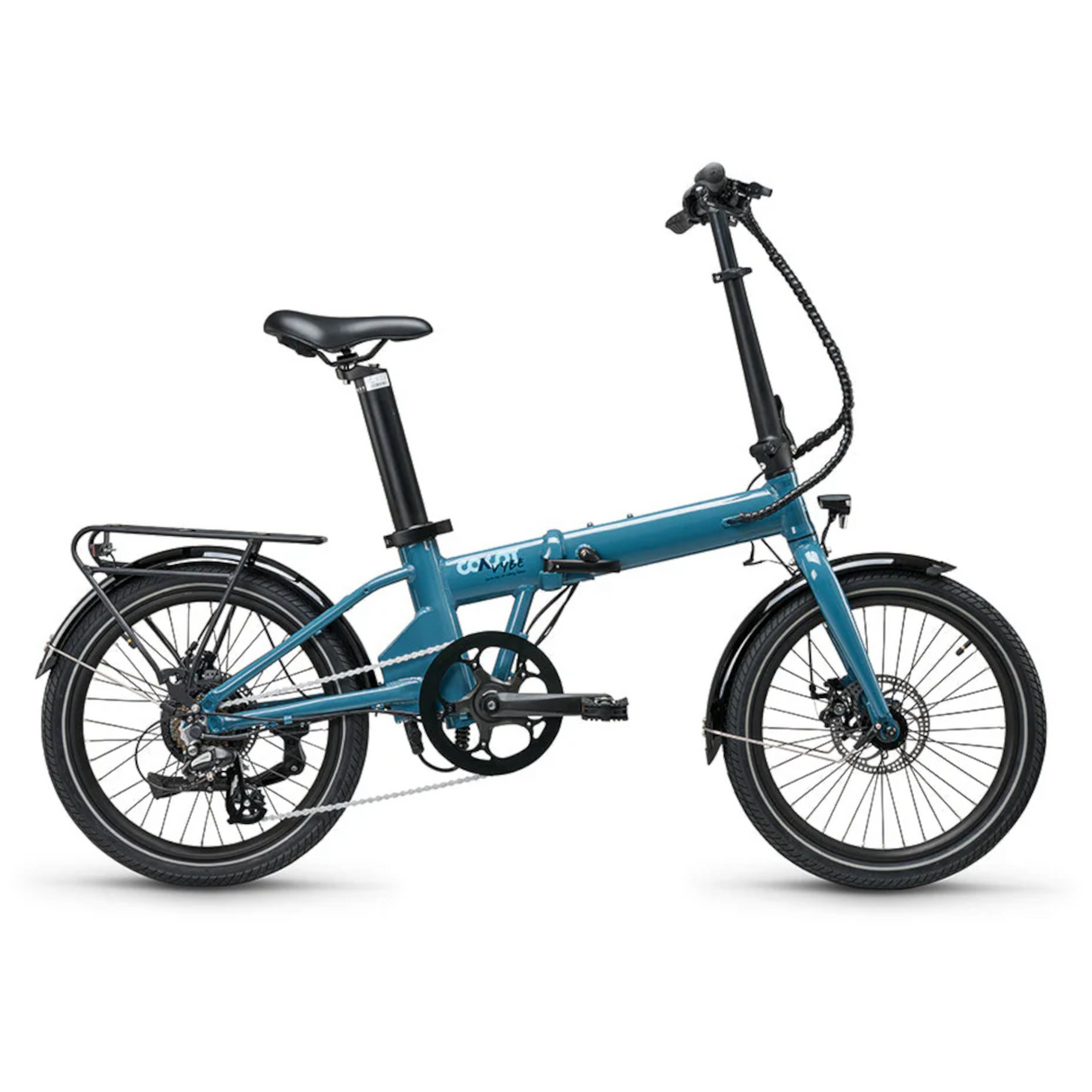 Sammenklappelig elcykel COAST Vybe Light, Dusty Blue