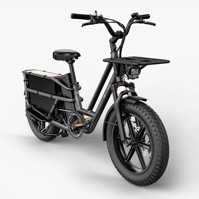 El-ladcykel FIIDO T2 Longtail Cargo, Grå