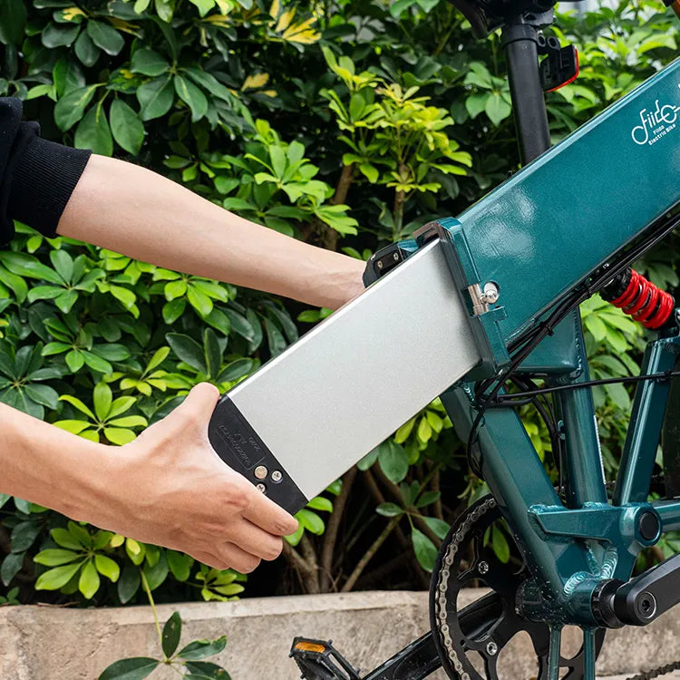 Sammenfoldelig elcykel FIIDO M1 Pro, grøn